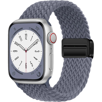 Braided Strap For Apple Watch Bands 40mm 45mm 41mm 44mm 42/46mm 49mm magnetic Bracelet iWatch series se 7 5 6 8 9 10 11 Ultra3 2