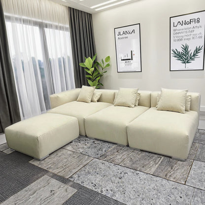 hhChina Manufacture Sofa Couch Living Room Furniture Velvet Fabric Sofa Set Nordic Beige Creative Corner Nordic room sofa*