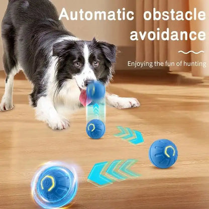 Smart Dog Toy Ball Electronic Interactive Pet Toy Moving Ball USB Automatic Moving Jumping Bouncing Toy Ball Puppy Cat Product
