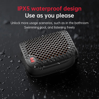 Monster M3 Magnetic Clip-On Mini BT V5.4 Portable Outdoor Jobsite Wearable Wireless Bluetooth Speakers with Bass Altavoz Mic