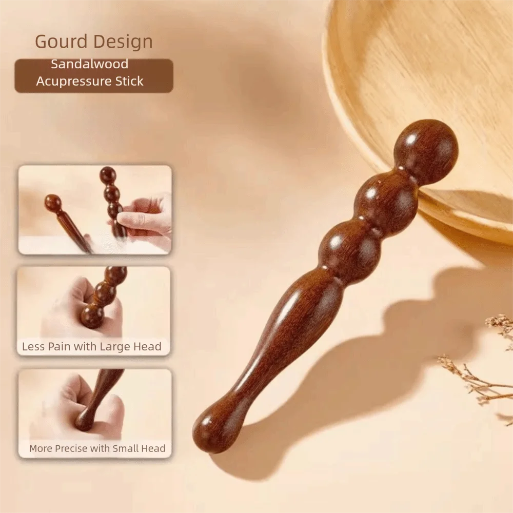 Acupuncture Stick Sandalwood Acupuncture Stick Massage Stick Foot Wood Massage Stick Face Massage Meridian Massage Stick