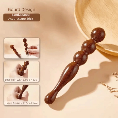 Acupuncture Stick Sandalwood Acupuncture Stick Massage Stick Foot Wood Massage Stick Face Massage Meridian Massage Stick