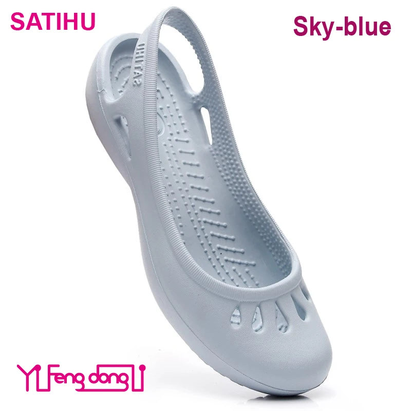 Ultra-light Women's Clogs: Breathable Soft Elastic Waterproof Non-slip Easy To Clean Versatile And Stylish For Commuting Work
