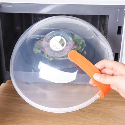 Microwave Splash Cover Heat Resistant Lid Transparent Food Guard Shield Steam Cover Food Heat Kitchen Microwave Accessories