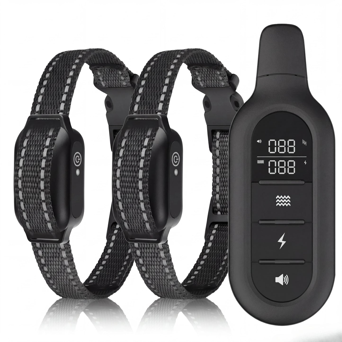 1000M Dog Training Collar Remote Control, Waterproof Rechargeable Dog Bark Collar with Shock Vibration Modes for All Dogs