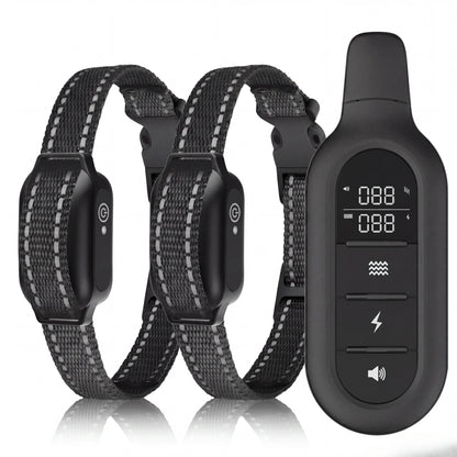 1000M Dog Training Collar Remote Control, Waterproof Rechargeable Dog Bark Collar with Shock Vibration Modes for All Dogs