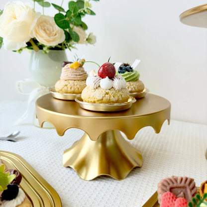 one piece Cake Stand and Cupcake Stands Holder Fruits Dessert Display Plate for Baby Shower Wedding Birthday Party Celebration