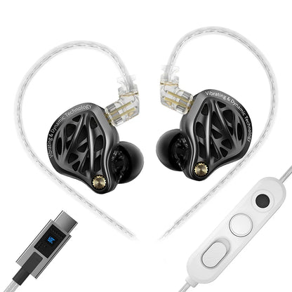In Stock KZ Vibe X Low Frequency Vibration Earbuds HiFi IEM Deep Bass Headset Stereo Sound In-Ear Earphones for Music Gaming