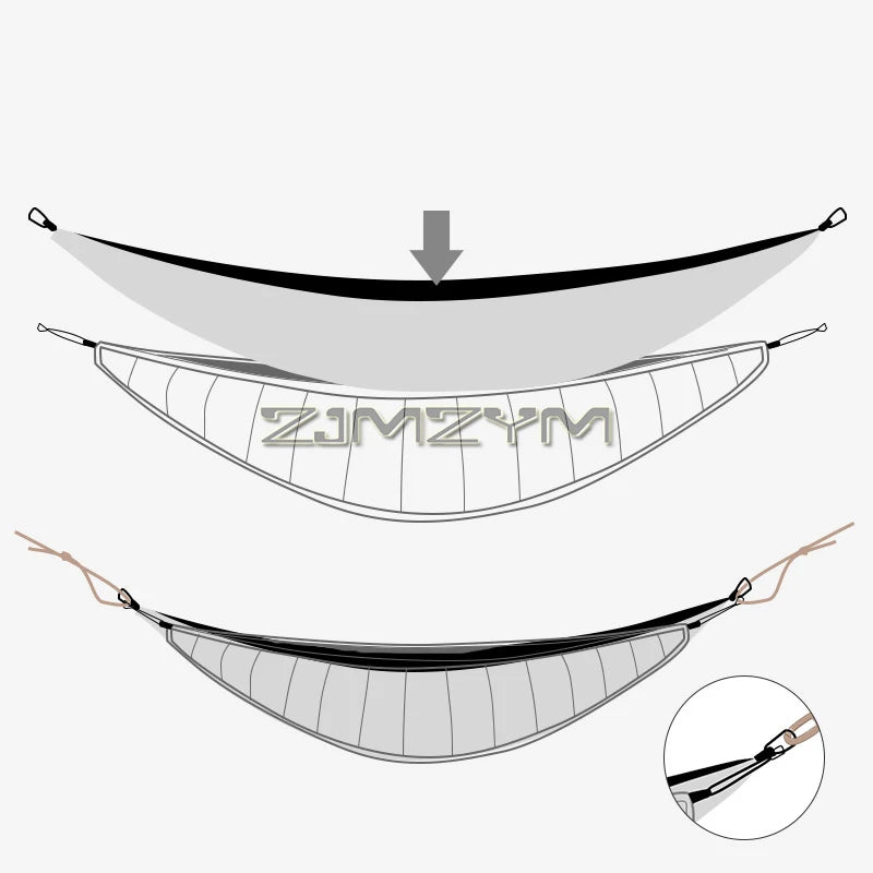 Camping Hammock Underquilt Full Length Big Size Under Quilts for
