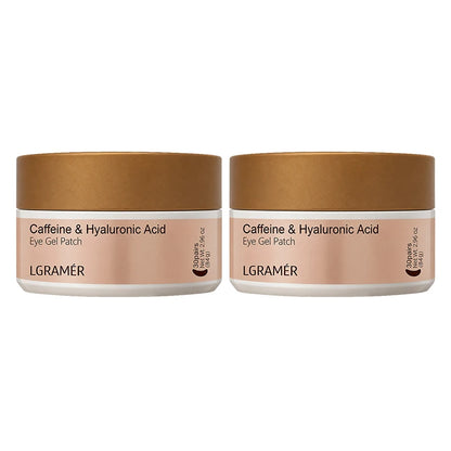 A Box of 60 Caffeine Nicotinamide Radiant Firming Eye Masks, for Face & Eye Releasing, Moisturizing Firming, Alcohol-Free Unisex