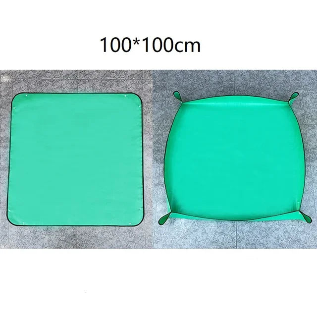 Thickened Waterproof Mats Garden Soil Change Mats Gardening Tools Plant Flower Pot Reusable Transplanting Change Pot Plant Mats