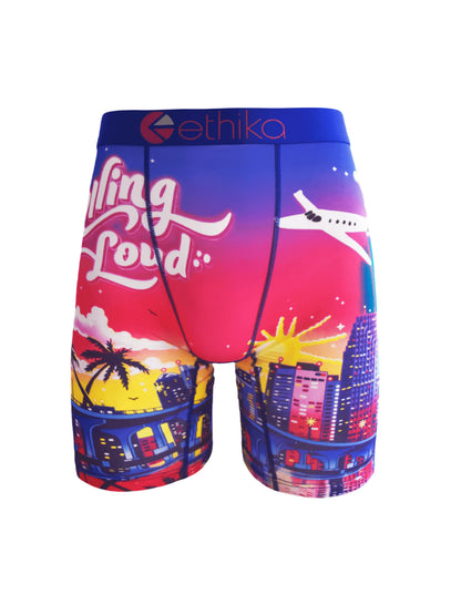 ETHIKA 1Pcs Men Underwear Boxers Breathable Mesh Crotch Man Underpants Plus Size L-3XL Mens Panties Printed Men's Boxers Briefs
