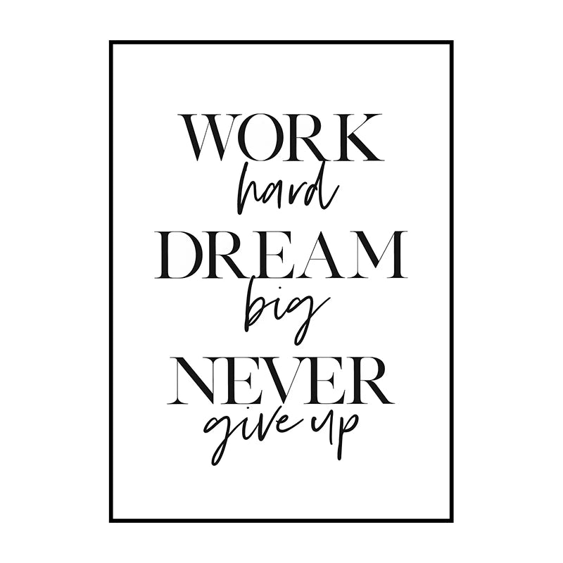 Motivational Poster Success Quotes Print Leadership Canvas Painting Success Wall Art Picture for Living Room Office Home Decor