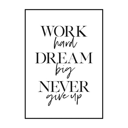Motivational Poster Success Quotes Print Leadership Canvas Painting Success Wall Art Picture for Living Room Office Home Decor