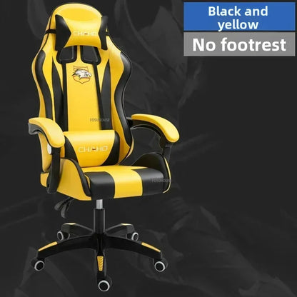 Modern Professional PC Computer Gamer Chair Light Luxury Leather Office Chair Internet Cafe Racing Esports Comfortable Furniture