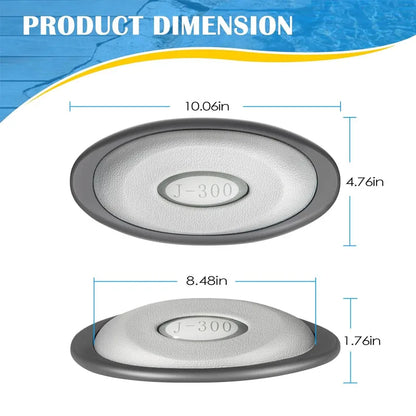 2472-824 Spa Oval Pillow Insert and Back Mount Fit for 2004–2018 Jacuzzi J-300 Series Hot Tubs & Spas -1Pcs