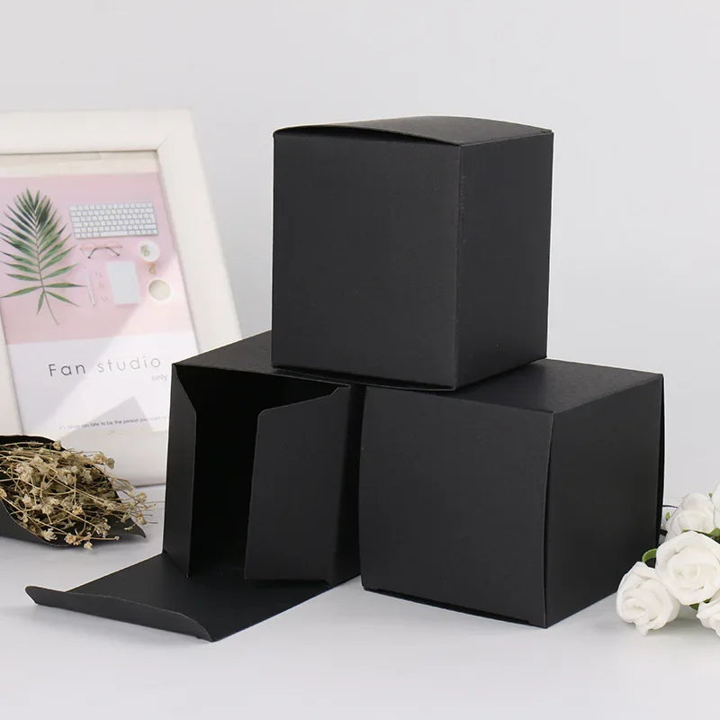 10/20/50pcs Kraft Paper Packaging Gift Boxes Wedding Party Cardboard Box For Handmade Soap Bottle Package Cosmetic Stoarge Box