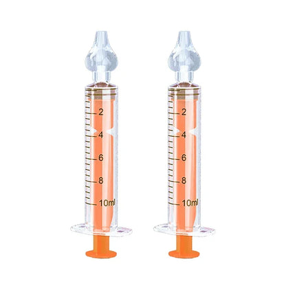 10ML/20ML Baby Nose Cleaner Needle Tube Nasal Aspirator Reusable Baby Rhinitis Nasal Washer Syringe Nasal Irrigator for Children
