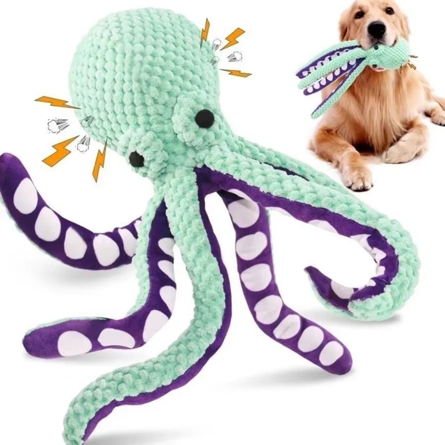 Pet Plush Toy Dog Calming Duck Companion Sleeping Duck Toys Chew Toy Durable Squeaky for Puppy Pet Teeth Cleaning Chew Pet Toy