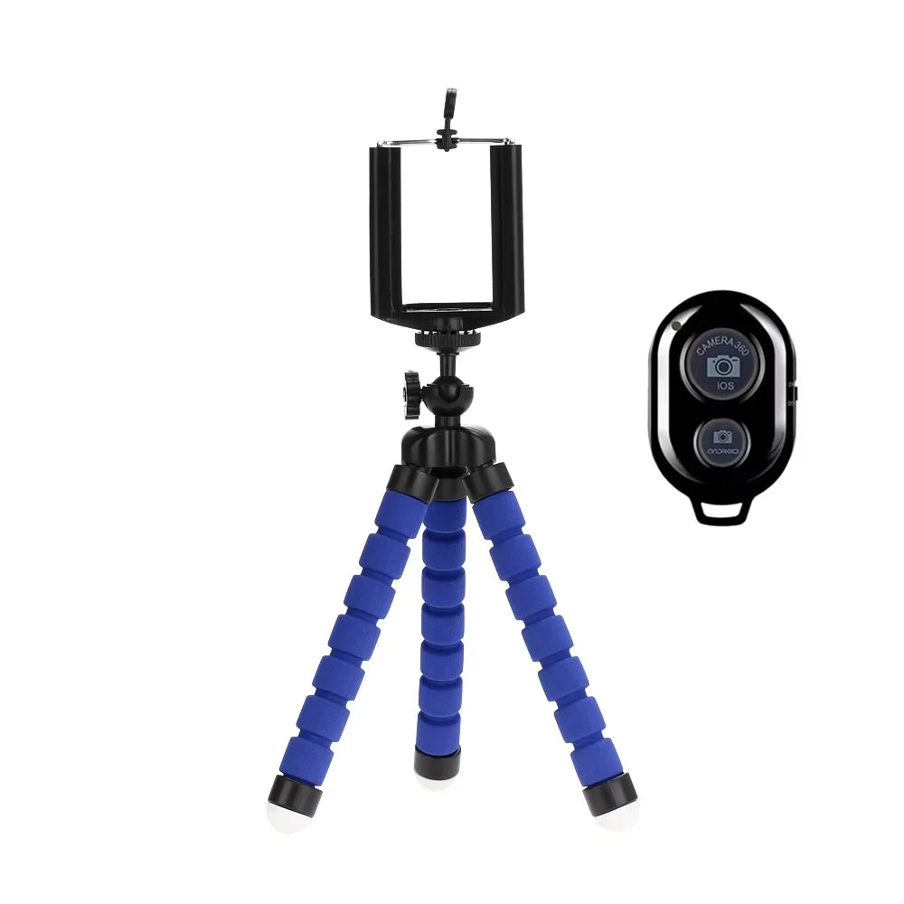 1/2pcs Tripods Tripod For Phone Mobile Camera Holder Clip Smartphone Monopod Tripe Stand Octopus Mini Tripod Stativ For Phone