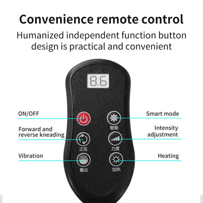 Jinkairui MINI Electric Massage Chair with Heating Vibration Gift for Parents Female Relatives Massage Cushion