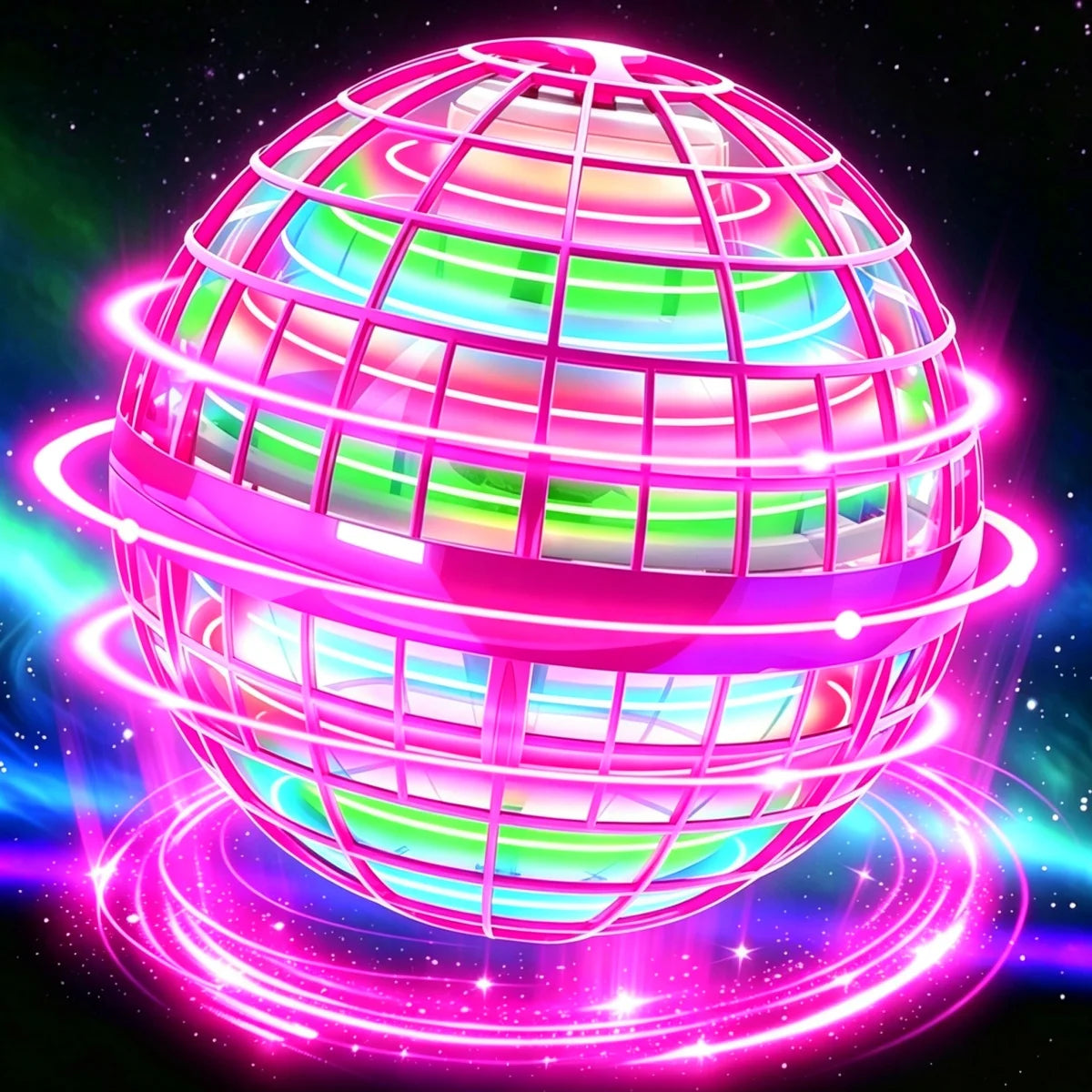 Flying Orb Galaxy Ball Toy 2025, Hover Orb with Magic Boomerang and Floating Function for Kids,Boys,Girls,Outdoor or Indoor Toys
