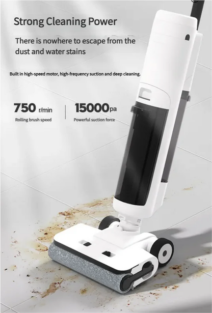 15kpa Handheld Electric Intelligent Digital Display Cordless Vacuum Steam Mop Floor Cleaning Machine VAC and Floor Washer