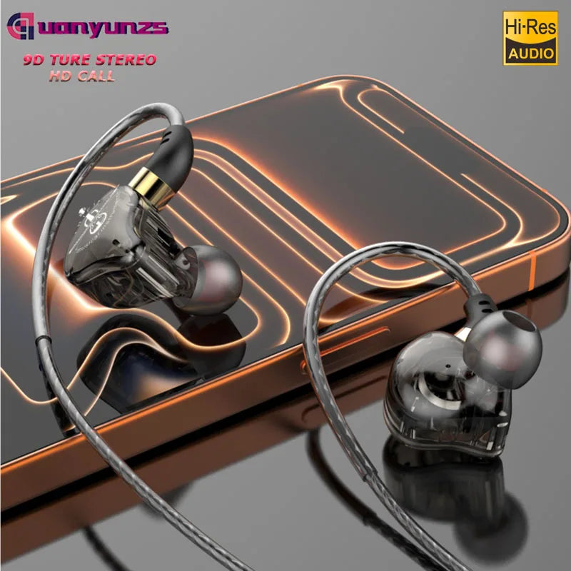 Original AK6 3.5mm Jack Wired Headphones Type C Plug Hifi Bass Stereo Earphone In-Ear Headset Game Earbuds for Xiaomi Samsung