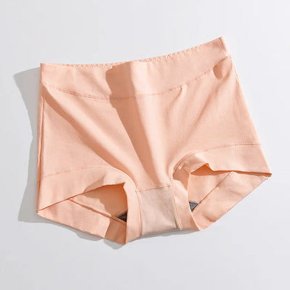 M-4XL Women's Cotton Boxer Panties Graphene Antibacterial Boxer Briefs High Waist Abdominal Boxer Knickers Sexy Safety Shorts