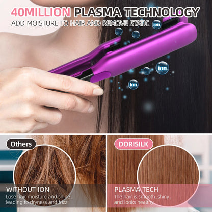 Hair Straightener 500F High Temperature Professional Ceramics Plates Irons PTC Fast Heating Treatment Original Hair Flat Iron