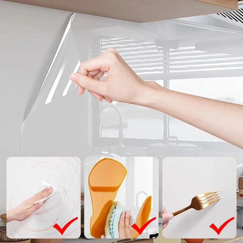 Waterproof Stain-Resistant Removable Adhesive-Free And Electrostatic Transparent Wall Stickers Suitable For Living Room Bedroom.