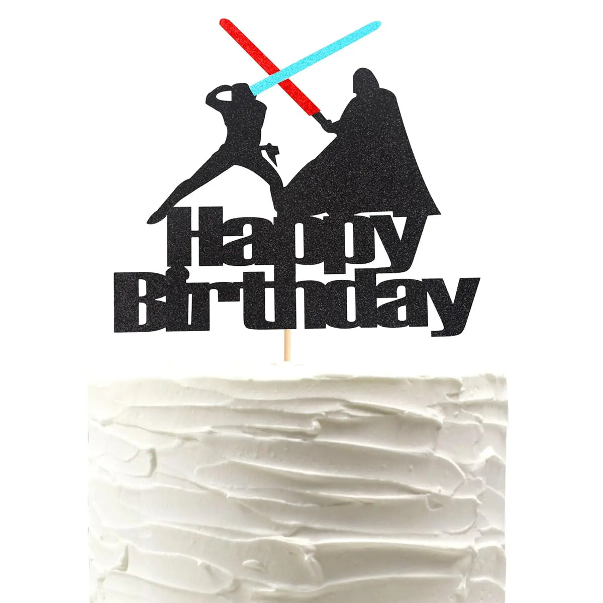 1Pc Happy Birthday Cake Topper War Cake Pick - Children's Birthday Baby Shower Party Supplies Decorations For Boys