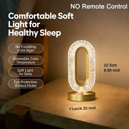 Touch LED Lights Dimmable LED Night Light Remote Control USB Rechargeable Led Table Light 3 Colors Night Lamp For Kids Gift