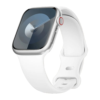 Silicone Strap For Apple Watch Bands 40mm 44mm 46mm 45mm 41mm 49mm 42 Correa Bracelet iWatch series ultra3 2 7 8 9 se 10 11 band