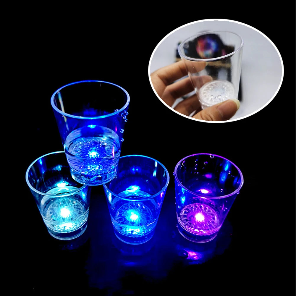 Led Cup Colorful Wine Glass Bar Drink Party Color Changing Cup Luminous Beer Mug Liquid Water Induction Flashing Glass For Vodka