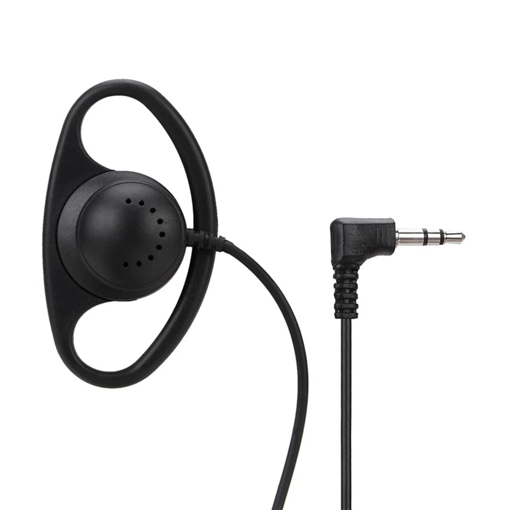 Earhook Wired Earphones Single Side Earphones Portable Headphone 3.5mm Interface Suitable For Phone PC No PTT Microphone