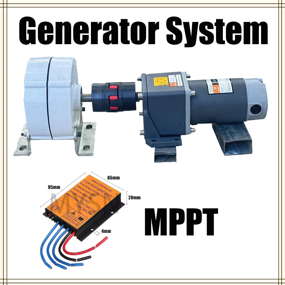  5000W Silent Portable Generator Set 6KW 12V 48V Permanent Magnet Generator Camping Home Backup Party Outdoor 3KW Alternator