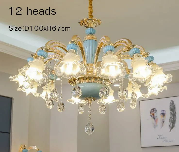 Dining Room Chandelier Light Modern Lighting Bedroom Crystal Lamp Living Lights Nordic Decoration Lamps Home