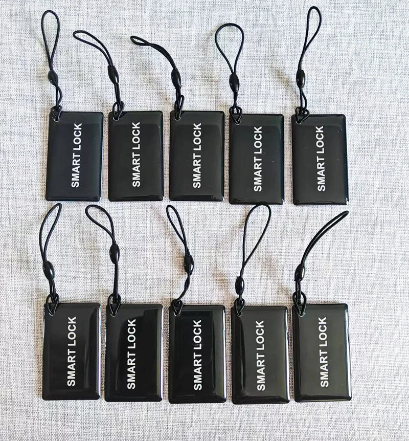 10PCS Universal Smart Cards RFID 13.56MHz M1 ID Card with Cord for Tuya TT Smart Door Locks IC Card Sensor Keyless Entry