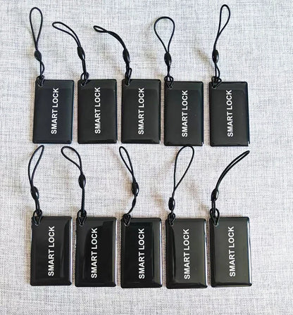 10PCS Universal Smart Cards RFID 13.56MHz M1 ID Card with Cord for Tuya TT Smart Door Locks IC Card Sensor Keyless Entry