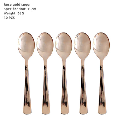 Rose Gold Party Supplies Disposable Tableware Set Diamond Glitter Paper Plate Cup Wedding Birthday Party Decoration Kid Balloons