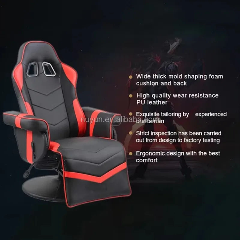 New Arrival Vibration Massage BT Speaker RGB Silla Gamer Led Gaming Chair with Lights and Speakers