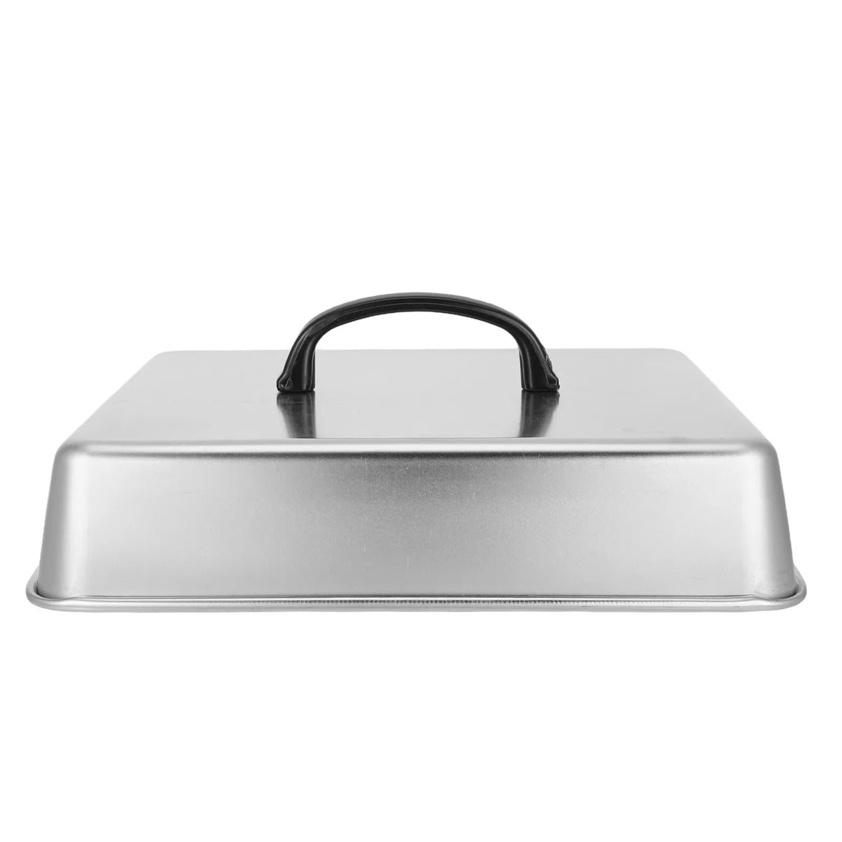 Square Basting Cover 10x10x2 Stainless Steel Grill Pan Cover Dome Cheese Melting Steaming Lid Griddle Splatter Guard
