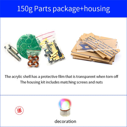 CIRMECH Intelligent Magnetic Levitation Push Type Magnetic Levitation DIY Kit DC12V 2A New Style Suspension Magnetic