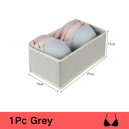 Underwear Organizers Of Cabinets And Drawers Wardrobe Clothes Bra Organizer For Underwear Socks Pants Home Foldable Storage Box