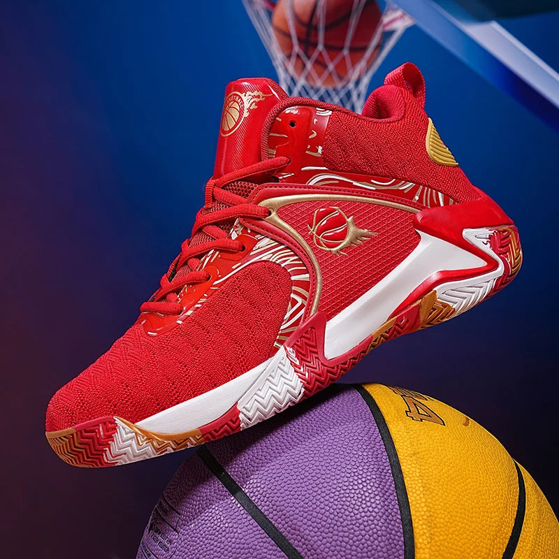 New Men's Basketball Shoes Cushion Anti Slip Sports Shoes Fitness Training Shoes Male Basketball Boots Tenis Sneakers Size 39-48