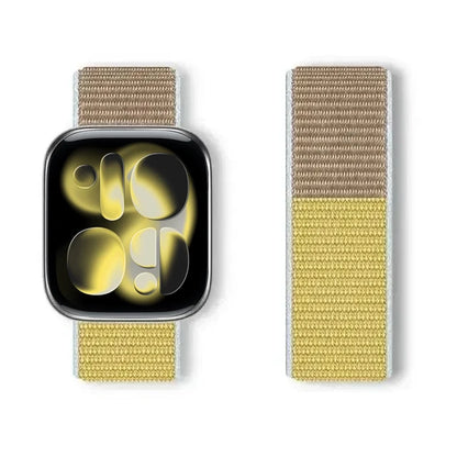 Nylon Loop for Apple Watch Band S11 46mm 40mm 44mm 45mm 42mm 41mm 49mm Smart Belt Bracelet for IWatch 11/10/9/8/7/6/SE/5/4 Strap