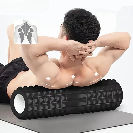 Foam Massage Roller – Hollow Column Fitness Roller for Muscle Relief, Physiotherapy & Sports Recovery (30cm & 45cm)