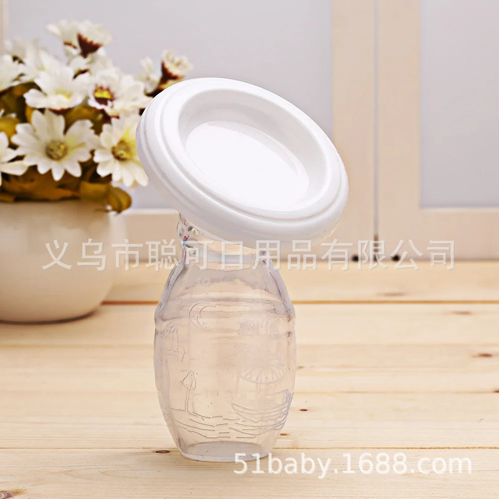 Breastfeeding Baby Feeding Manual Breast Pump Partner Breast Collector Automatic Correction Breast Milk Silicone Pumps BPA Free
