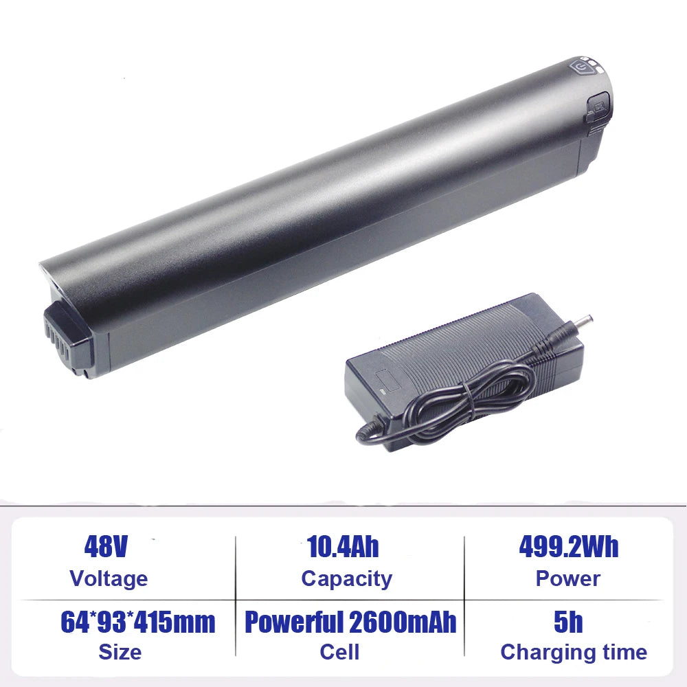 Removable Ebike Battery 48V 10.4Ah 14Ah Li-ion Battery 36V 13Ah for Vefreedom Cybervelo EK2 Pro URLIFE E26 Electric Bike